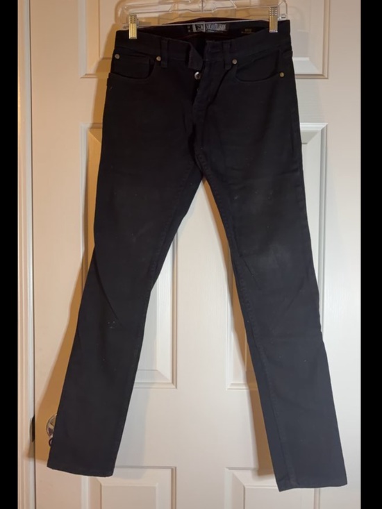 Social Collision Denim - Black Straight Leg Women Jeans
